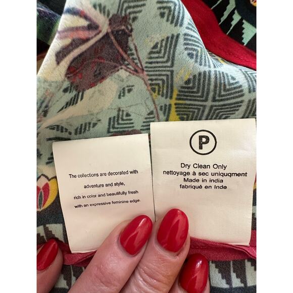 Bhanuni by Jyoti Floral Contrast Maxi Dress - XL - NWOT - Picture 15 of 16